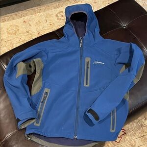 Mens CLOUDVEIL softshell full-zip hooded jacket size Medium
